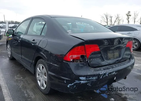 2007 Honda Civic Lx z USA, uszkodzony, nr VIN 2HGFA16517H313324